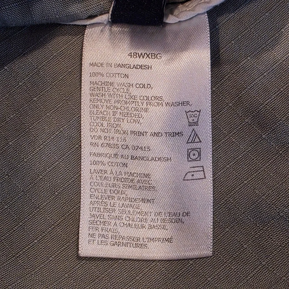 Nautica Ripstop Cargo Shorts Mens 48 Gray Cotton N7129013 - Picture 5 of 11